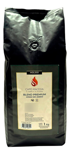 Café Molido Tostado Maceda 100% Puro 1kg Blend Premium