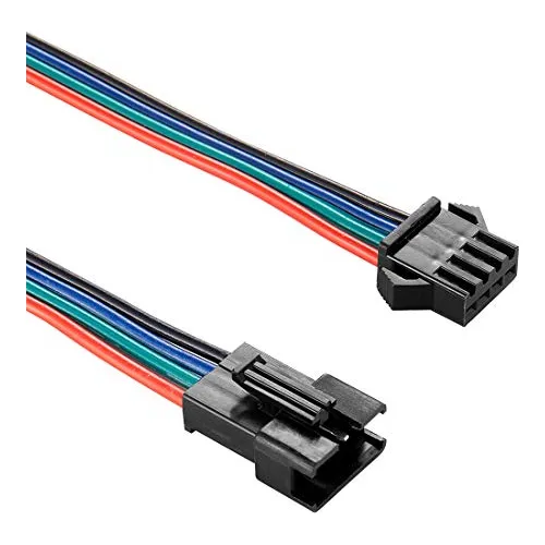 Conector Jst Sm De 4 Pines, Conector De Tira De Led, Ad...