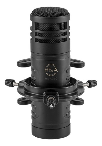 H&a Ac60 Hypercardioid Dynamic Studio Broadcast Micrófono