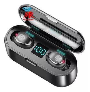Audífonos Bluetooth Inalámbrica F9 Táctil Con Power Bank