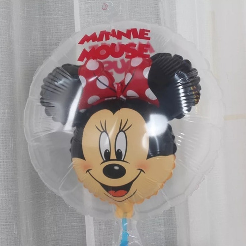 1 Globo Minnie Disney Transparente