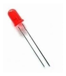 Lote 50 X Led Rojo 5mm Difuso Itytarg