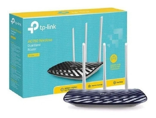 Router Inalambrico Tp-link Wi-fi Archer C20 Ac750 Dualband