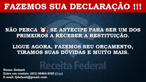 Declaração De Imposto De Renda Pessoa Física