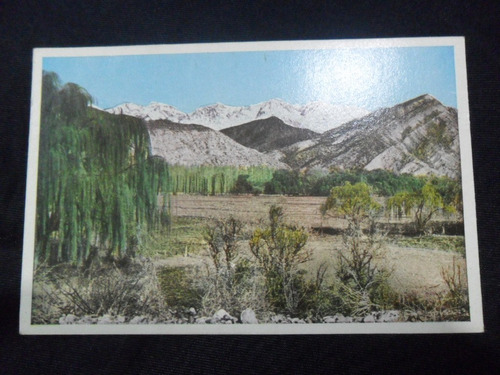Tarjeta Postal Potrerillos Vista Panoramica Mendoza Cromogra