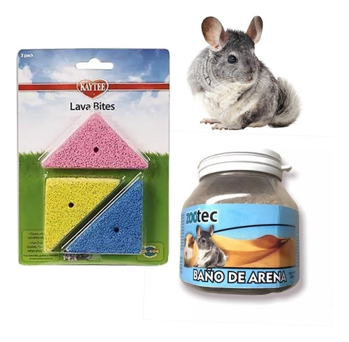 Piedra Rocas Roer Hamster Chinchilla Jerbo Lava Bites Kaytee