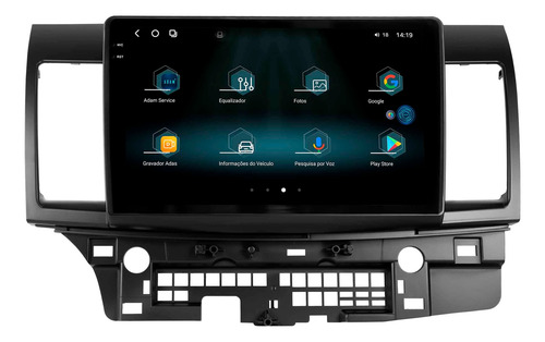 Multimidia Aikon Fóton G3 Lancer 09 A 22 8+256gb Octa 2k 10p