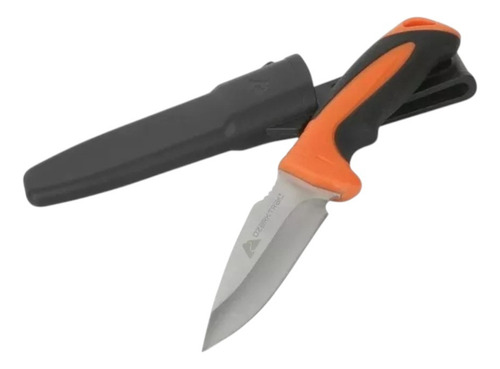 Kit 7 Piezas Ozark Hacha Cuchillo Lámpara Sierra Naranja