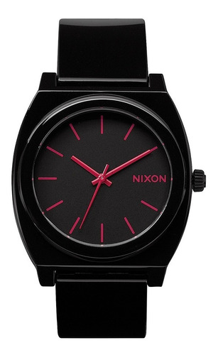 Reloj Time Teller P Black / Bright Pink