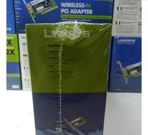 Tarjeta De Red Inalámbrica Pci Linksys Wireless-n Wmp300n