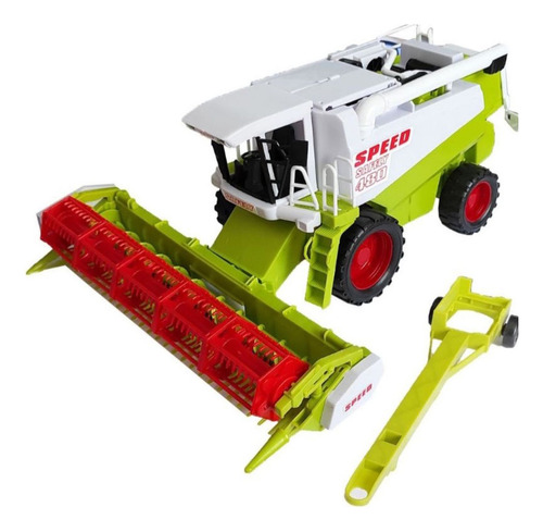 Brinquedo Colheitadeira Trator Ceifa Farm Tractor Toy Speed