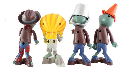 Set 10 Zombis Plantas Vs Zombies (Usado)