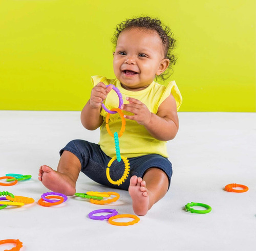 Bright Stars Juego De Eslabones Para Bebé Con 24 Pzas