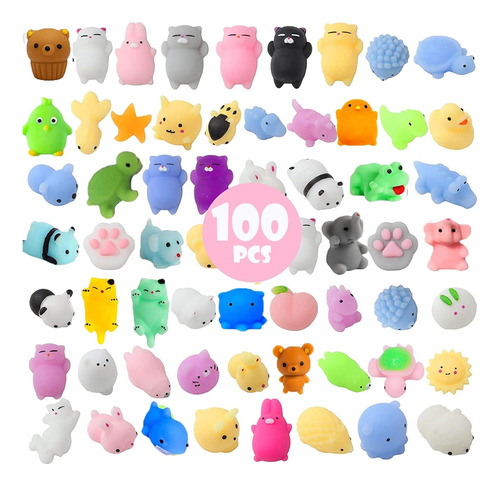 100 Escuichi Squishy Barato Kawaii Antiestres Mochi Juguete