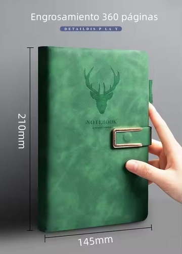 Cuaderno Libreta A5 Notebook Regalo Pluma Negro