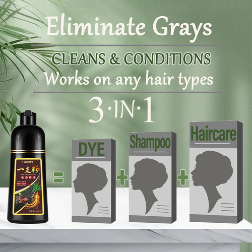 ChampĂș Colorante Para El Cabello A Base De Hierbas De Color