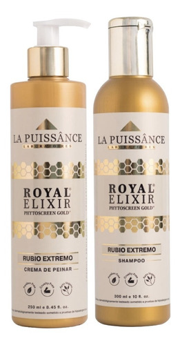 La Puissance Shampoo Crema De Peinar Royal Elixir Kit2