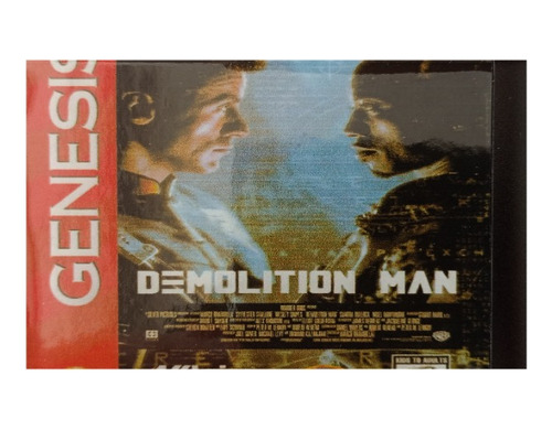Demolition Man Para Sega Genesis Megadrive. Repro