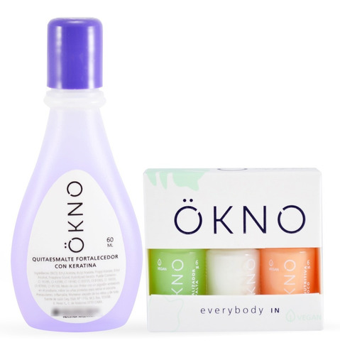 Ökno Nail Care Gift Box + Quita Esmalte Gel Vegano  9free