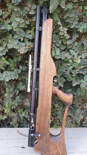 Pcp Redtarget Hp900 Bull Mejoras! Pulmón, Manometro+puertos Marrón Oscuro 55 Mm (Usado)