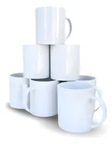 Comprar Taza Blanca Recta De Plástico Polímero Para Sublimar X36 Uni