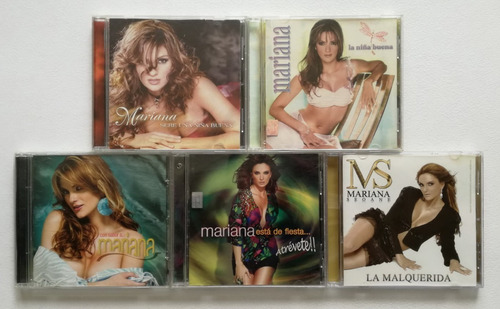 Lote 5 Cd - Mariana Seoane ( Usados ) Discografía Completa