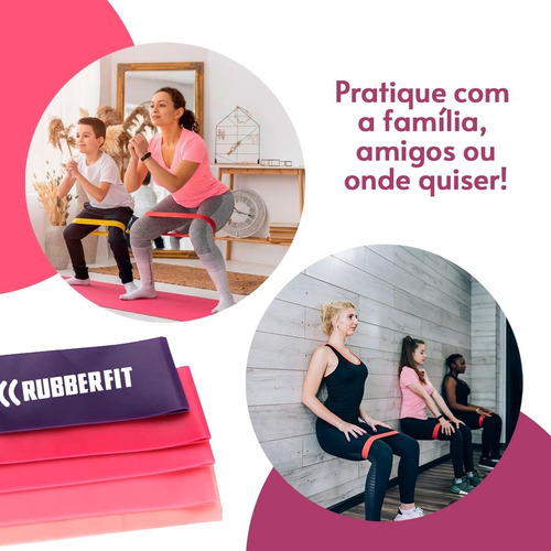 Kit 5 Mini Bandas Elásticas For Ejercicios De Gimnasio En