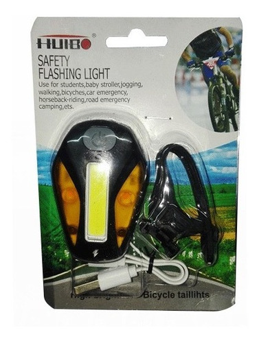 Linterna Bicicleta Luces Luz Intermitente De Seguridad Recag