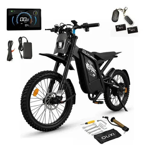 Bicicleta Eletrica 1000w Gt2000 48v30ah 50km/h Aut. Até140km Gt20...