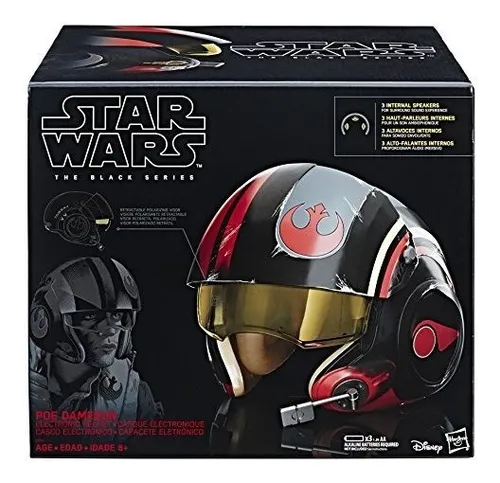 Star Wars The Black Series Poe Dameron - Casco De Pilot Ele