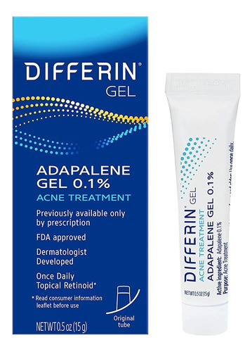 Gel Differin Adapalene Tratamiento Antiacné 0.1%