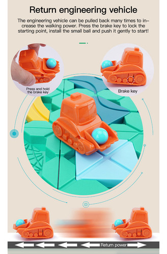 De Juego Laberintos De Mesa: Carreteras Construcción