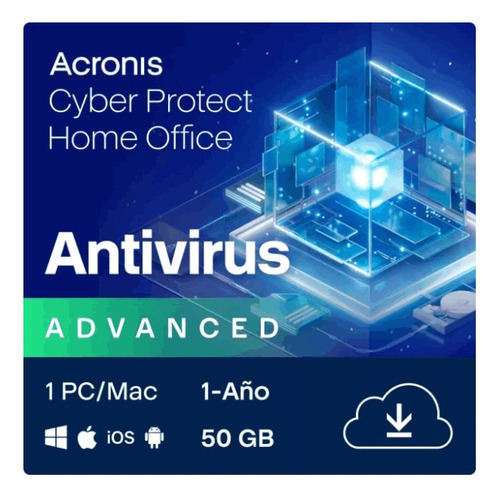 Acronis Cyber Protect Home Office Advanced  1 Pc  1 Año