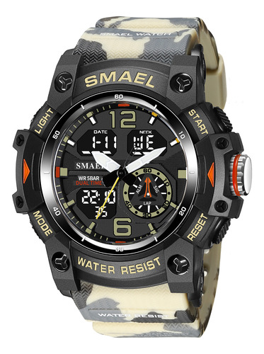 Smael Camouflage Sports Cool Multi-function Electronic Watch