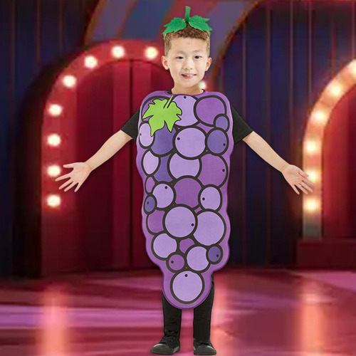 Disfraz De Uva Para Niños Cosplay Disfraz De Fruta De