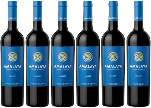 Amalaya Malbec vino caja 6 unidades 750ml