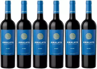 Amalaya Malbec vino caja 6 unidades 750ml