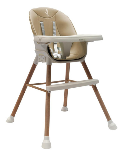 Cadeira De Alimentação Executive 5 Em 1 Bege Premium Baby