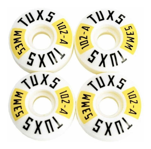 Ruedas Skate Tuxs 53 Mm 102a Pro . Envíos A Todo El País