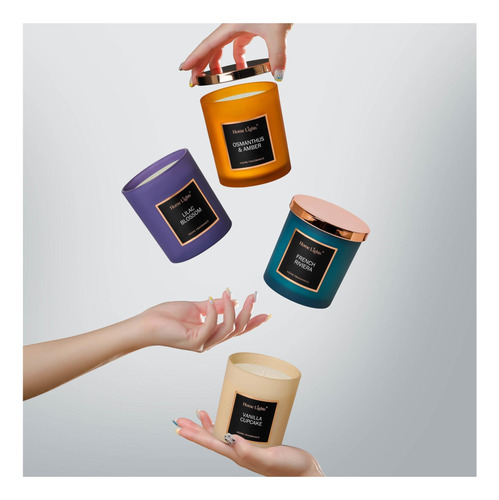 Velas De Velas Perfumadas Con Luces Caseras, Velas De Cera 4