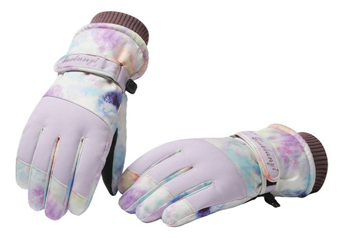 Guantes De Esquí Impermeables For Mujer, Nieve, Clima Frío,