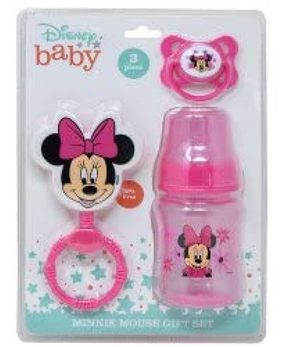 Mamaderas Cudlie Disney Baby Girl Minnie Mouse - Juego De Bi