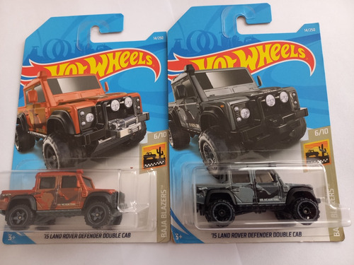 Pack 15 Land Rover Defender Double Cab - Hot Wheels