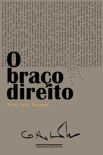 O braço direito, de Lara Resende, Otto. Editora Schwarcz SA, capa mole em português, 2020