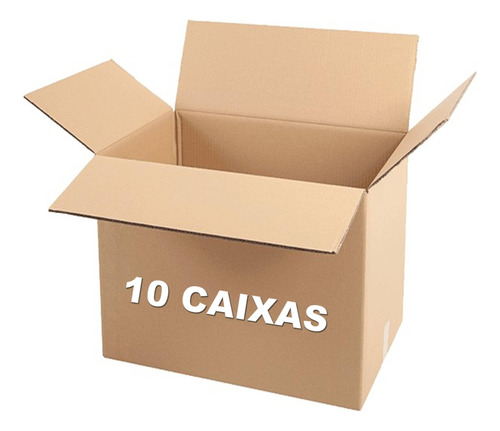 10 Caixas Papelão Mudança Embalagem 40x30x50