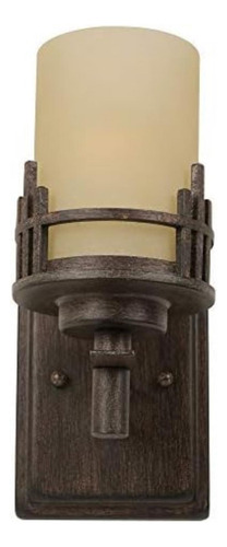 Aplique De Pared Designers Fountain Wm Mission Ridge, Caoba