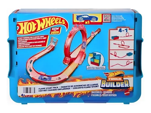 Pista Hot Wheels com Carrinho - Steam - Desafio do Equilibrio