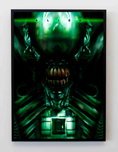 Cuadro 33x48cm Poster Alien Pelicula Ciencia Ficcion