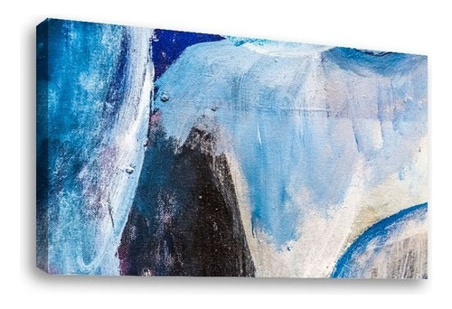 Cuadros Canvas Abstractos Tipo Oleo En Canvas Artistíco Color Abstracto Azules