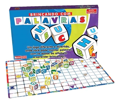 Jogo Educativo Brincando Com Palavras - Algazarra 3.03.394